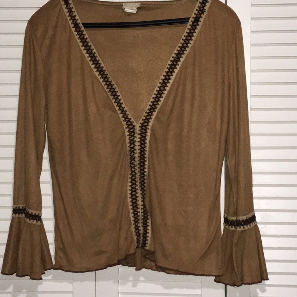 Coachella themed satin velvet shirt
